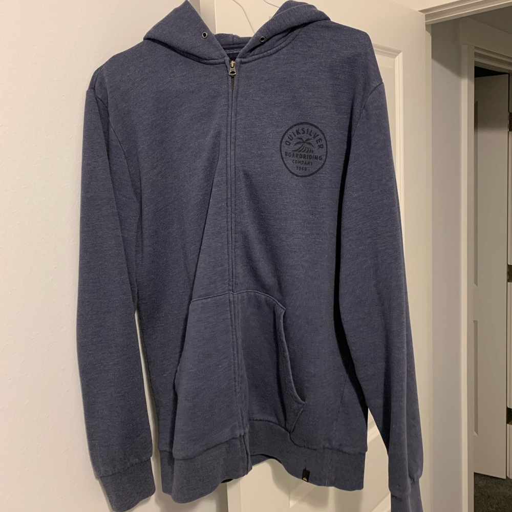 Quiksilver Full Zip Hoodie (Large)